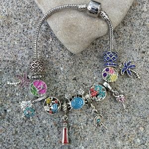 Beach Inspired Charm Bracelet